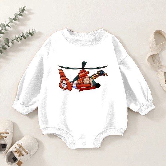 US Coast Guard Giraffe Tyler Baby Romper Sweatshirts