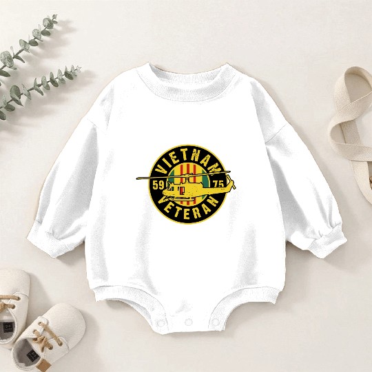 VIETNAM VETERAN Baby Romper Sweatshirts