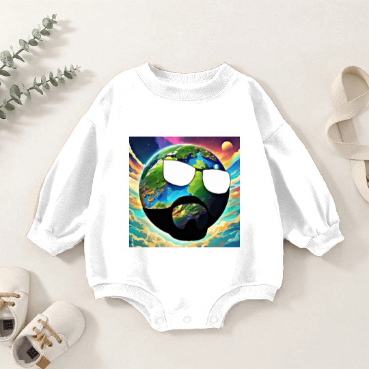 our EARTH Baby Romper Sweatshirts