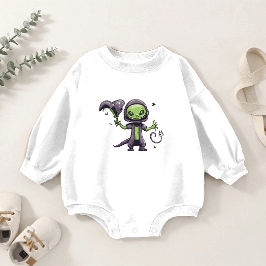 Alien Cat Baby Romper Sweatshirts