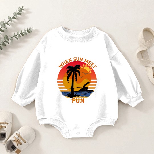 SWIMMING TEACHER COACH INSTRUCTOR LIFEGUARD SWIM Baby Romper Sweatshirts