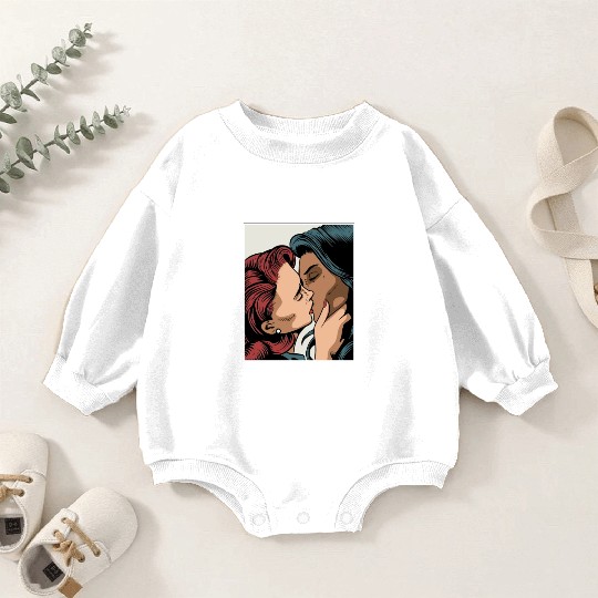Esther/Vashti Midrash Jewish Lesbians LGBTQ+ Humor Baby Romper Sweatshirts