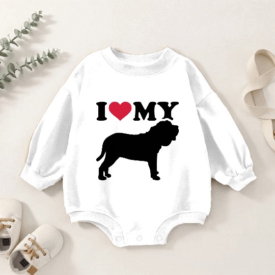 I love my Neapolitan Mastiff Baby Romper Sweatshirts