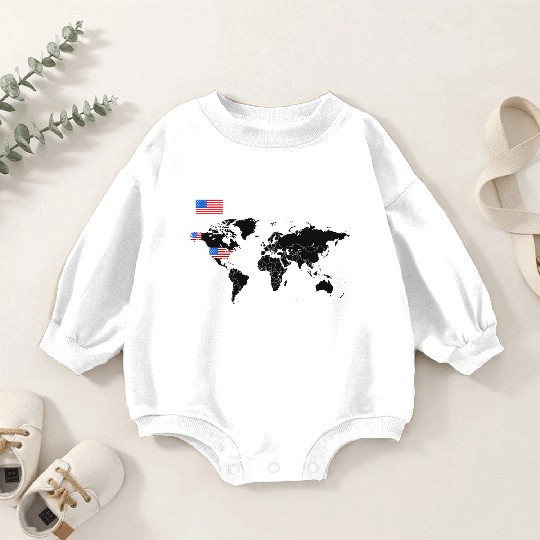 Moon Landing Baby Romper Sweatshirts