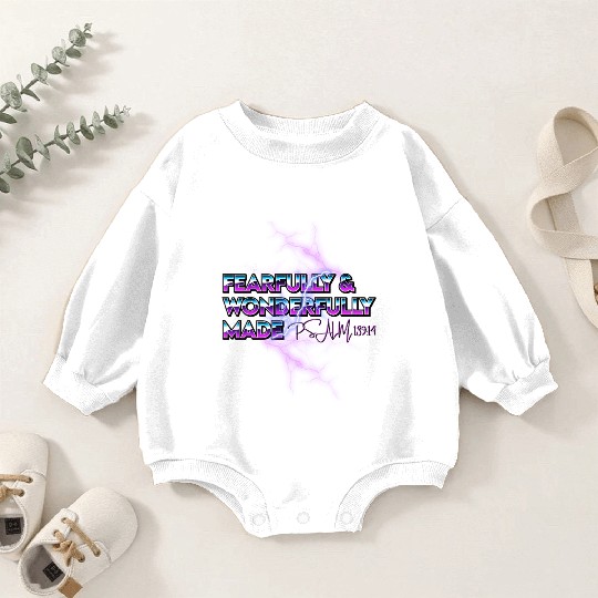 Fearfully & Wonderfully Made Baby Romper Sweatshirts