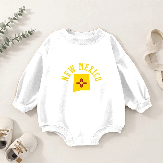 Embrace Your New Mexico Spirit with Patriotic Baby Romper Sweatshirts