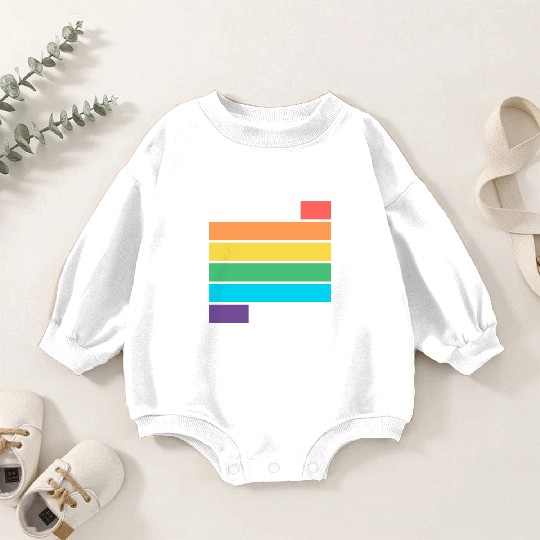 Be You LGBTQ Gay Lesbian Pride Ally Rainbow Flag Baby Romper Sweatshirts