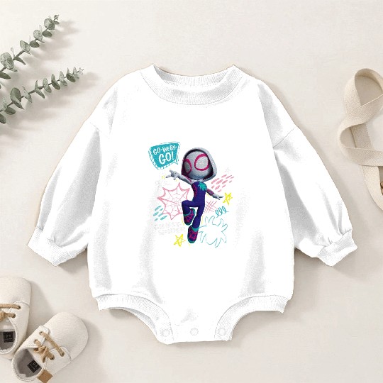 Marvel Spidey And His Amazing Friends Ghost Spider Baby Romper Sweatshirts