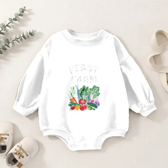Farmers Market Farmer Agriculture Farming Food Baby Romper Sweatshirts
