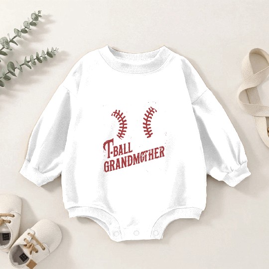 Baseball Grandma Grandmother Grandparents Day Baby Romper Sweatshirts