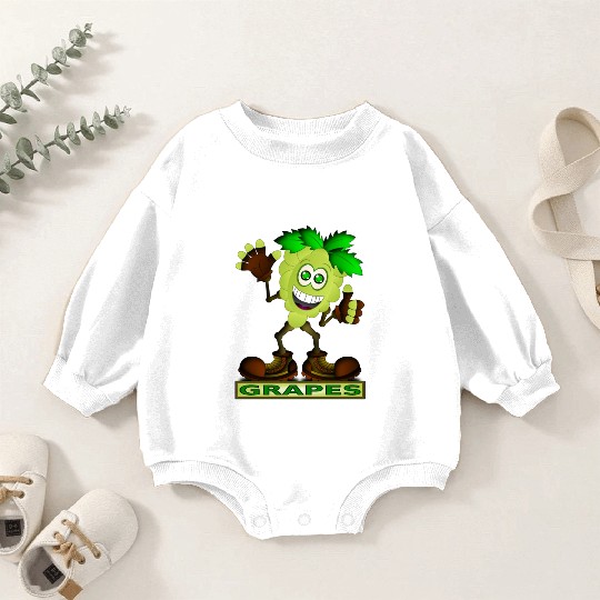 GREEN GRAPES Baby Romper Sweatshirts