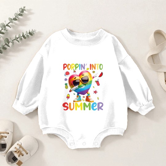 hello teacher Happy day preschool summer student Baby Romper Sweatshirts