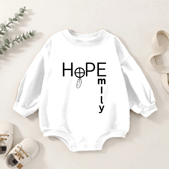 HoPE for Emily Holoprosencephaly Awareness Baby Romper Sweatshirts