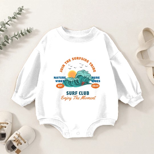 Surfing Club Baby Romper Sweatshirts