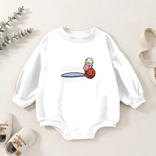 Ice Cream Summer Foodie Ice Cream Lover Baby Romper Sweatshirts