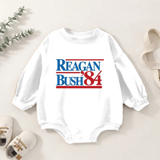 REAGAN BUSH 84 Classic Baby Romper Sweatshirts