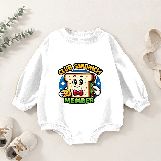 The Club Sandwich Member Baby Romper Sweatshirts
