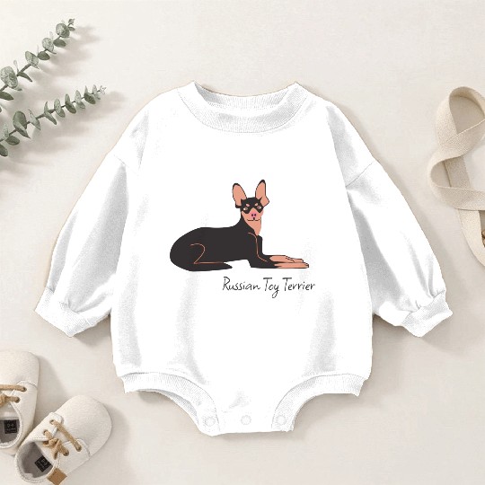 Russian Toy Terrier Baby Romper Sweatshirts