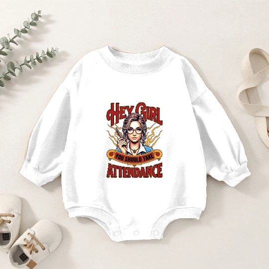 Literature Teacher Hey Girl You Should Bookworm Baby Romper Sweatshirts