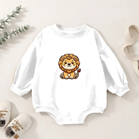 Lion Cute Animals For Kids Lion King Baby Romper Sweatshirts