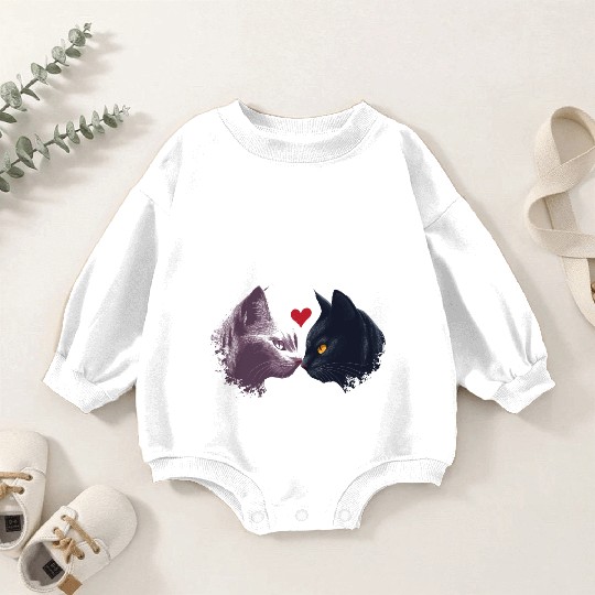 Love My Girlfriend Funny Valentines Day Humor Baby Romper Sweatshirts
