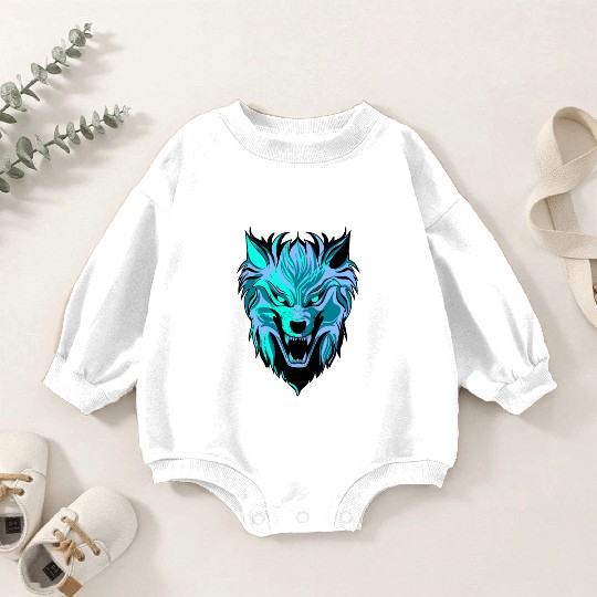wolf Baby Romper Sweatshirts