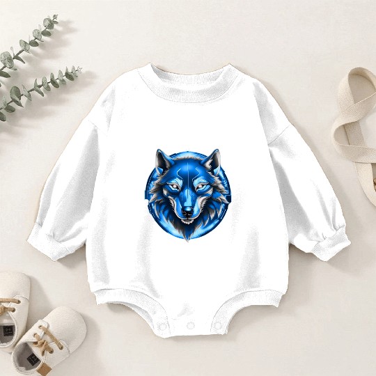 wolf Baby Romper Sweatshirts
