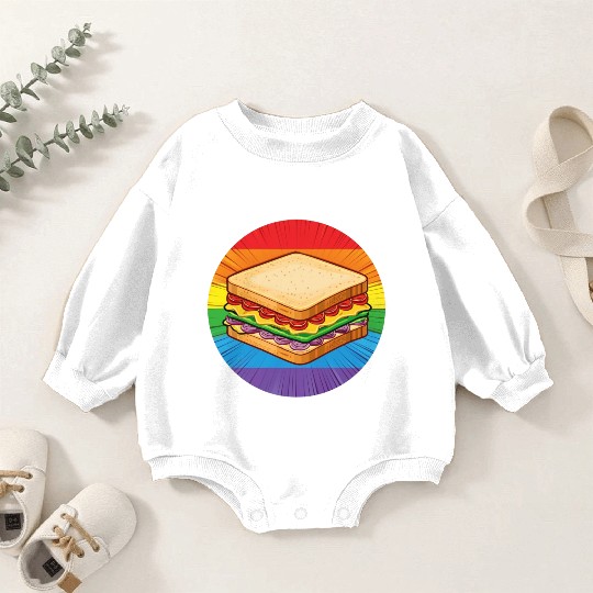LGBTQ Sandwich Baby Romper Sweatshirts