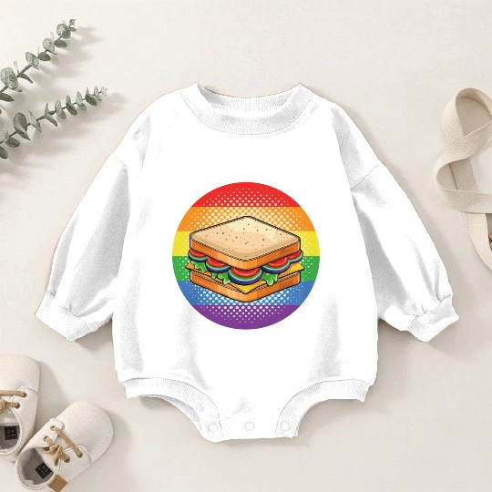 LGBTQ Sandwich Baby Romper Sweatshirts
