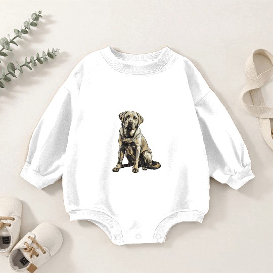 Labrador Owner I LOVE MY GOLDEN LAB Golden Baby Romper Sweatshirts