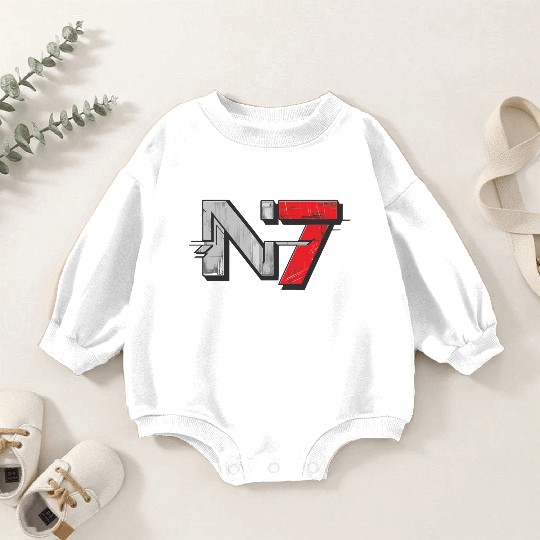 Mass Effect N7 Essential Baby Romper Sweatshirts