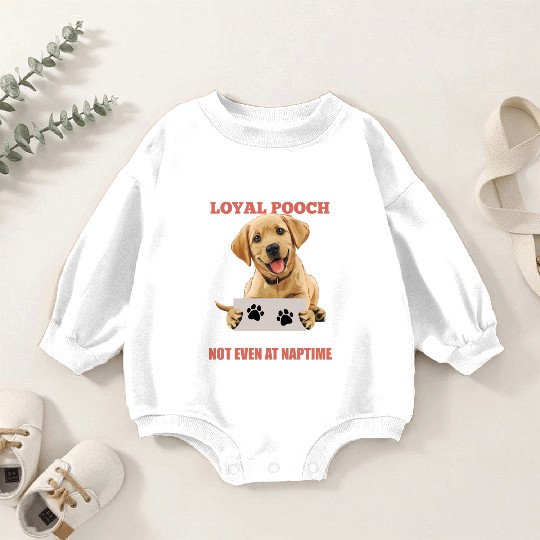 Labrador Lover LOYAL POOCH Lustiges Labrador Baby Romper Sweatshirts