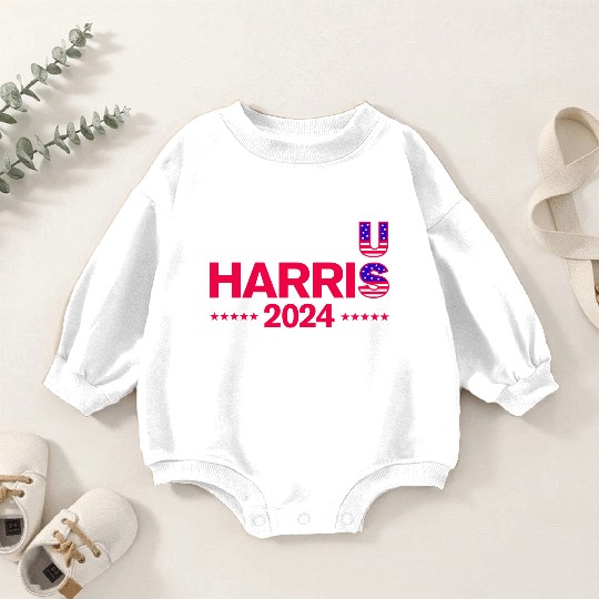 Harris US 2024 Election Baby Romper Sweatshirts