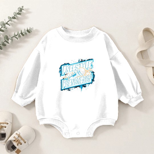 Epic Lyrical Battle of the Titans: Hip Hop Rap Baby Romper Sweatshirts