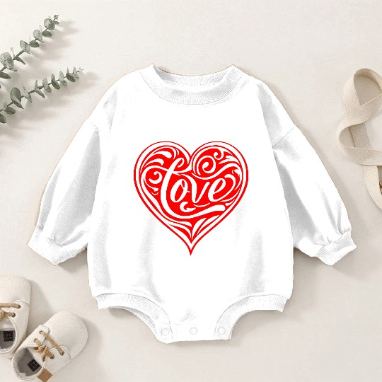 Tribal Love Heart LIKE US ON FACEBOOK # Baby Romper Sweatshirts