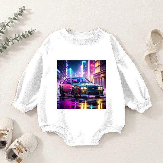 gta 5 drift car cyberpunk Baby Romper Sweatshirts