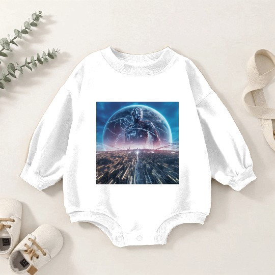 Future Vision - AI Adventure Smarter Life Baby Romper Sweatshirts