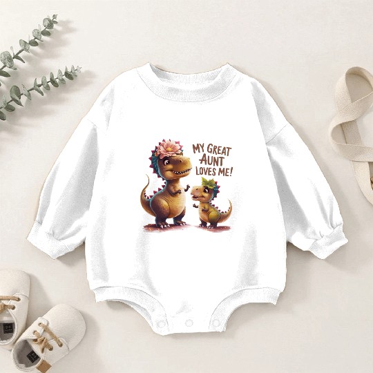 My Great Aunt Loves Me Baby Romper Sweatshirts