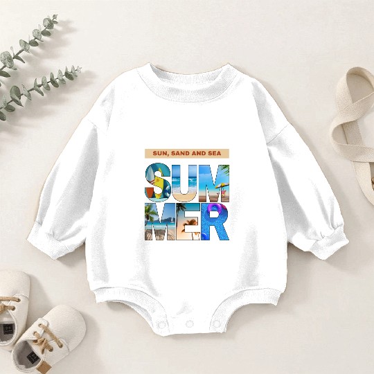 Sun, Sand and Sea Summer outfits for men Baby Romper Sweatshirts