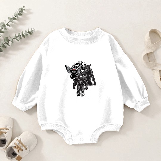 National Cryptid Society Cryptid Monsters Baby Romper Sweatshirts
