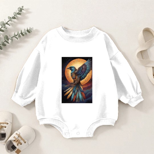 Bird of paradise Baby Romper Sweatshirts