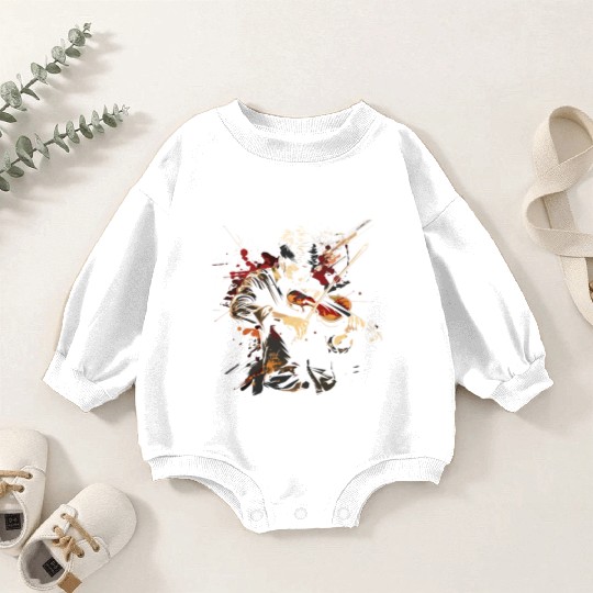 Violin Guy Baby Romper Sweatshirts