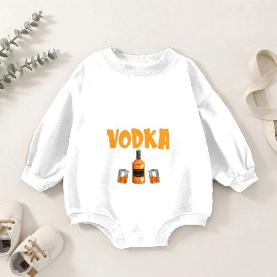 Life Begins After Drinking Vodka Liquor Sommelier Baby Romper Sweatshirts