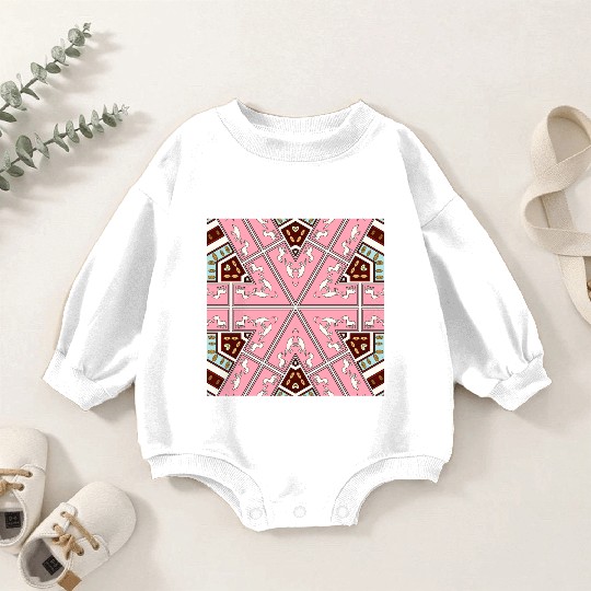 eyes on nature mandala Baby Romper Sweatshirts