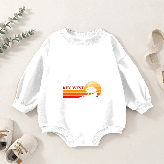 KEY-WEST FLORDIA Sailing West Keys Sailing Outfit Baby Romper Sweatshirts
