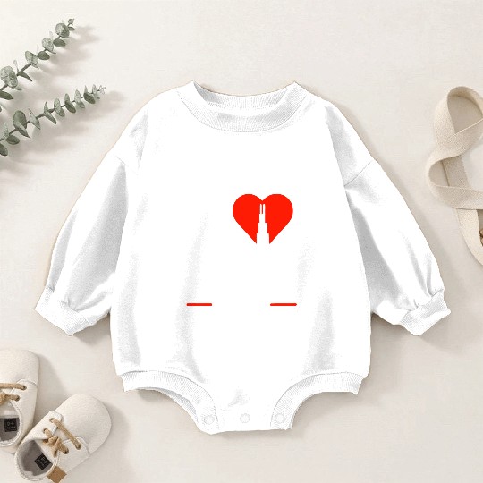 I Love Chicago The Windy City Chi-Town Baby Romper Sweatshirts