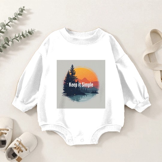 keep it simple trends Baby Romper Sweatshirts