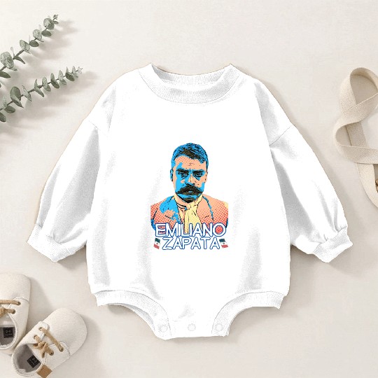 Emiliano Zapata Baby Romper Sweatshirts