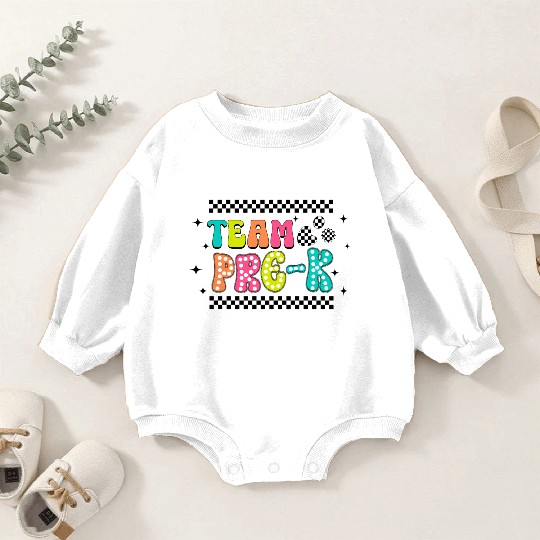 Pre-K Team - Preschool Teacher Baby Romper Sweatshirts