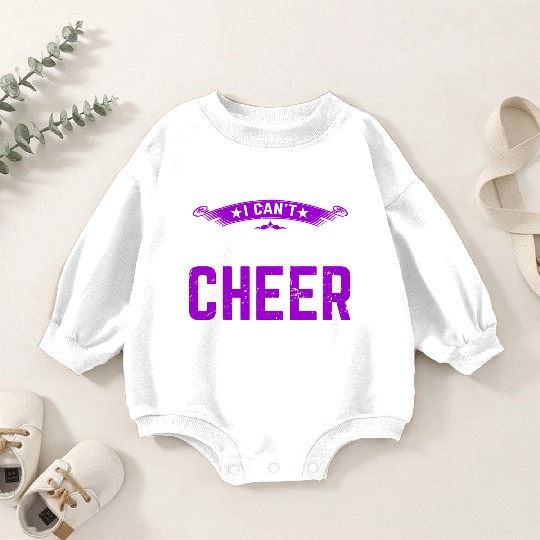 She Has Cheer Mom Cheerleading Mommy Mother's Day Baby Romper Sweatshirts